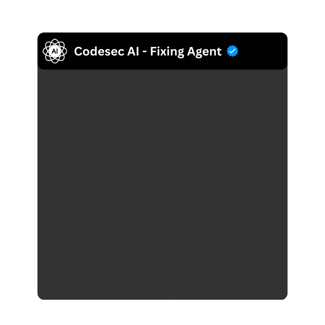 Automated security fix agent